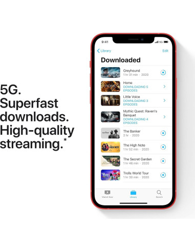Apple iPhone 12 Mini 64GB Rojo + Plan Inalámbrico
