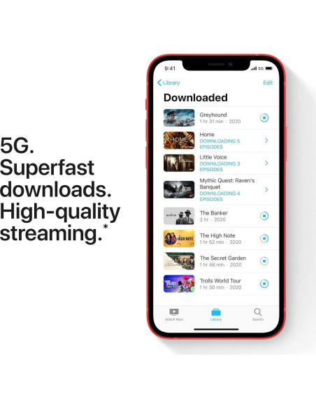 Apple iPhone 12 Mini 64GB Rojo + Plan Inalámbrico