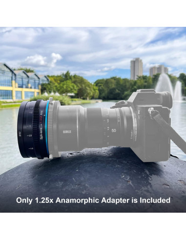 Adaptador Anamórfico SIRUI 1.25x T2.9 para Lentes 82mm