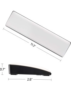 Reposa muñecas LTC 60% compacto blanco ergonómico 2