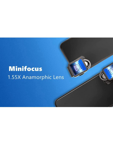 Lente Anamórfico 1.55X Leshareselect para iPhone/Android