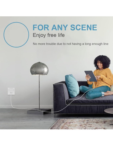 Cable USB-C 1.5m 50W 5A Tek Styz para Xiaomi Redmi 9A