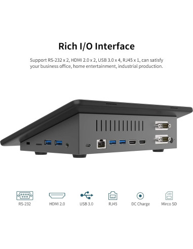 Mini PC HIGOLEPC 10.1" Táctil Win 11 Pro Celeron J4125 8GB/128GB