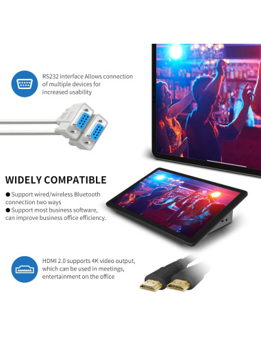 Mini PC HIGOLEPC 10.1" Táctil Win 11 Pro Celeron J4125 8GB/128GB