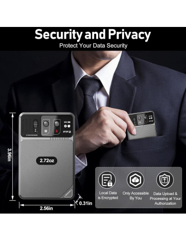 Grabadora de Voz Inteligente FFZ 64GB con Transcripción AI