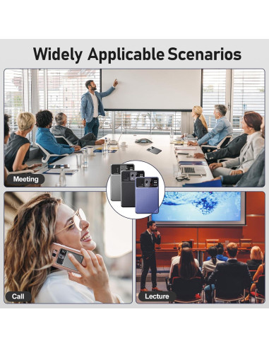 Grabadora de Voz Inteligente FFZ 64GB con Transcripción AI