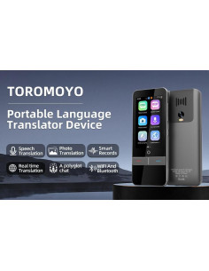 Traductor de Voz AI TOROMOYO F6 139 Idiomas Portátil 2