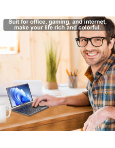 Laptop 2-en-1 Ruchonin 8" Táctil Intel N100 12GB RAM 2