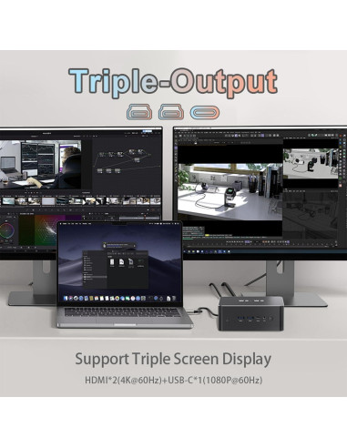 Mini PC WO-WE AMD Ryzen 5 3500U 8GB RAM 256GB SSD 4K