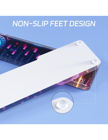 Almohadilla Ergonómica para Muñeca Teclado ATTACK SHARK 33x8 cm