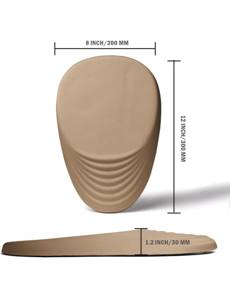 Alfombrilla Ergonómica Armanza Beige con Soporte para Muñeca