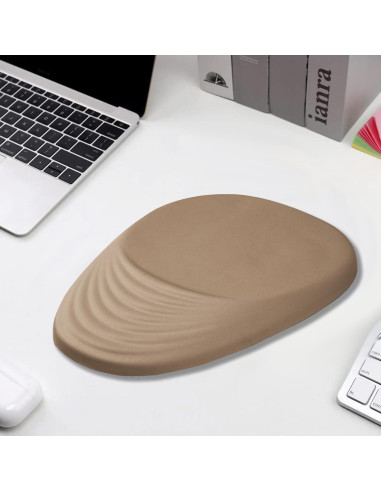 Alfombrilla Ergonómica Armanza Beige con Soporte para Muñeca