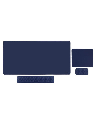Alfombrilla de Ratón MOSISO 5 en 1 Ergonómica Azul Marino