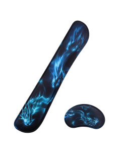 Reposamuñecas ergonómico Eyscar para teclado y mouse 45.7x8.6cm