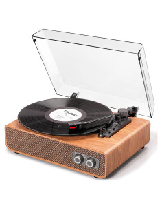 Tocadiscos Vintage DANFI AUDIO TE-2018 Bluetooth 3 Velocidades