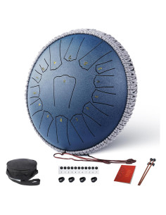 Tambor de Lluvia 33 cm URBANVISTA 15 Notas Acero para Yoga