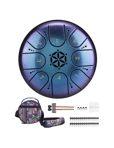 Tambor de Lengua de Acero Titanio Rayzm 13 cm 8 Notas C