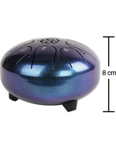 Tambor de Lengua de Acero Titanio Rayzm 13 cm 8 Notas C 2