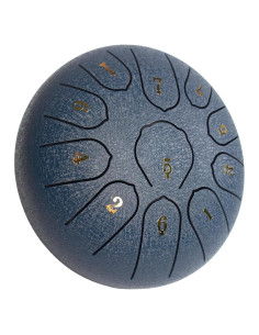 Tambor de Lengua de Acero Sarospan 15 cm 11 Notas Azul Marino