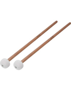 Martillo de Tímpano Batería Vbestlife 2 Pcs Cabeza de Fieltro 2