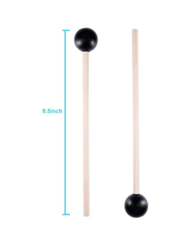 Mallets de Xilófono de Goma 2 Pcs LAN-XL 24.5 cm