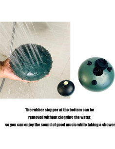 Tambor de Lluvia RHTDXC Mini Acero 10,9x9,4x6,3cm Plata 2