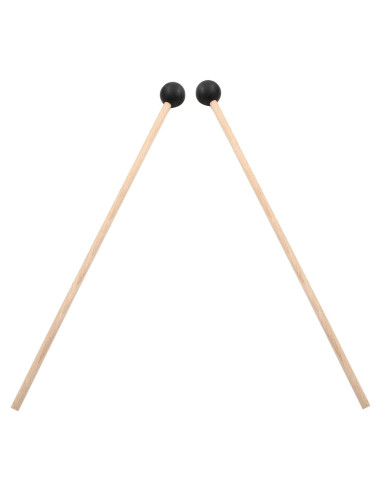 Mallets de Percusión Piutouyar 38 cm Goma y Madera 2 Pcs