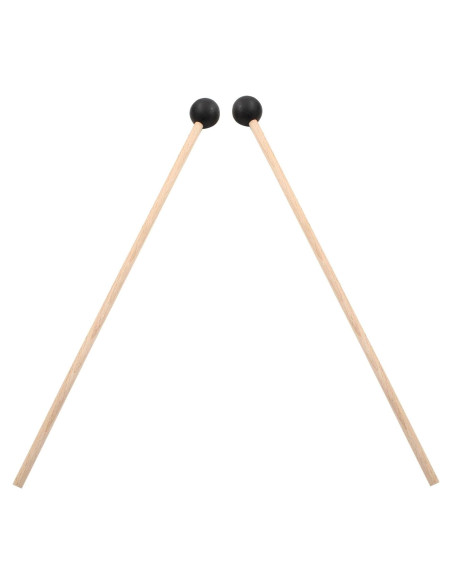 Mallets de Percusión Piutouyar 38 cm Goma y Madera 2 Pcs