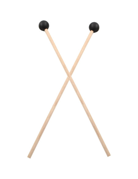 Mallets de Percusión Piutouyar 38 cm Goma y Madera 2 Pcs
