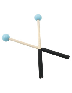 Mazas de Percusión de Madera Bonsicoky 22 cm Azul