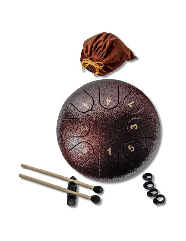 Tambor de lengua de acero 8 notas 15 cm Trademark Innovations