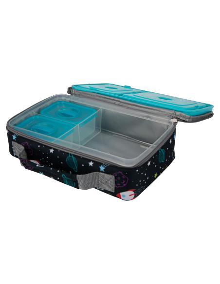 Caja de Almuerzo Nuby Galáctica con Bolsa Aislada 3+ Años