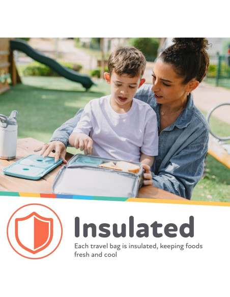 Caja de Almuerzo Nuby Galáctica con Bolsa Aislada 3+ Años