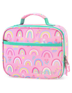 Caja de Almuerzo Aislada Mibasies 2.5L Arcoíris Rosa