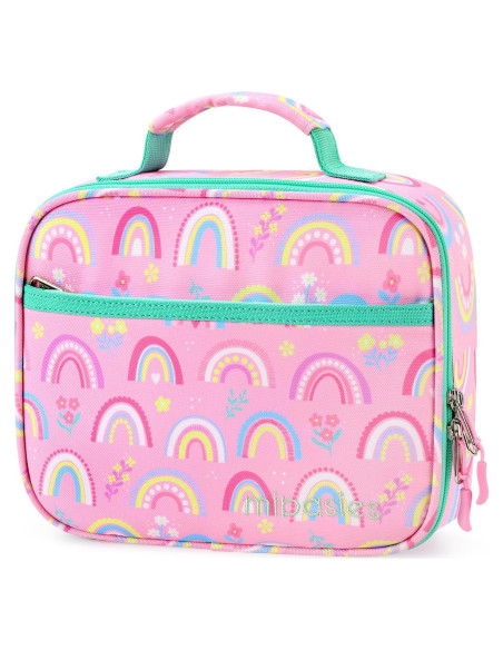 Caja de Almuerzo Aislada Mibasies 2.5L Arcoíris Rosa