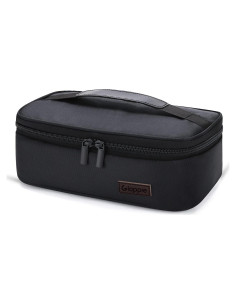 Bolsa de Almuerzo Aislada Gloppie Negra 3.5L Compacta