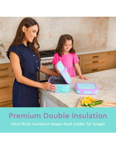 Bolsa de Almuerzo Bentgo Kids Sirena - Aislante y Resistente 2