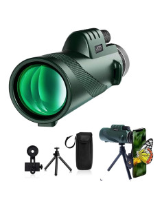 Telescopio Monocular 40X60 KAFENDA con Soporte para Smartphone