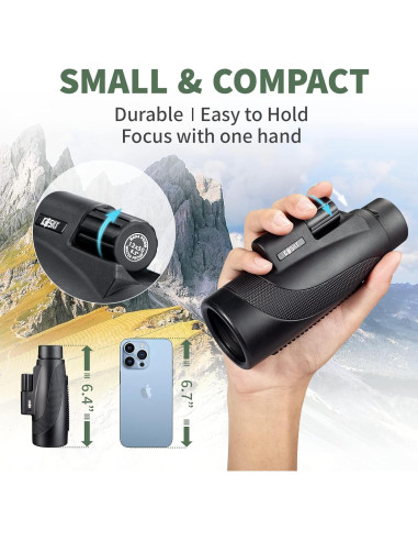 Telescopio Monocular Gosky Titan 12X50 Impermeable