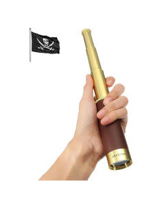 Telescopio Monóculo NewDoar 25x30 Aluminio Dorado