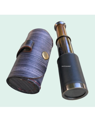 Telescopio de latón 15 cm NauticalMart con estuche