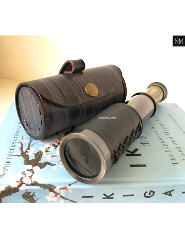 Telescopio de latón 15 cm NauticalMart con estuche