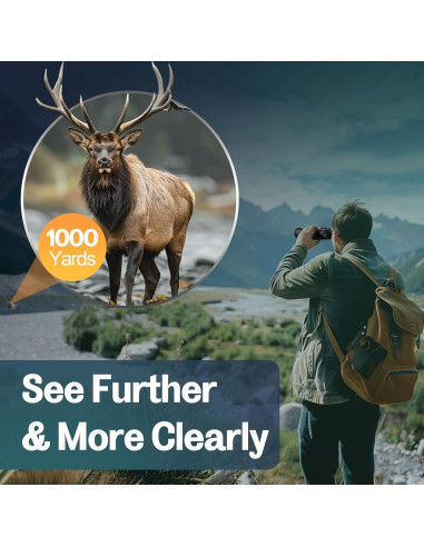 Binoculares Deesoo 20x52 HD para Observación de Aves