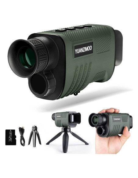 Monóculo Digital YUANZIMOO Visión Nocturna 8X 2000mAh