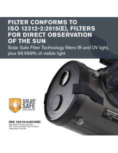 Filtro Solar Celestron EclipSmart para Telescopios 130mm 2