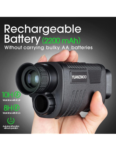 Monóculo Digital YUANZIMOO Visión Nocturna 8X 2000mAh