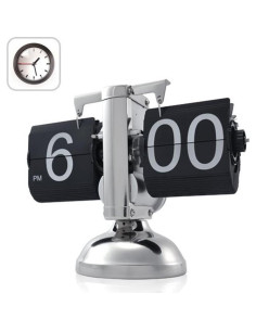 Reloj Digital Retro WoneNice con Caída - Negro, 16.5x20.5 cm 2