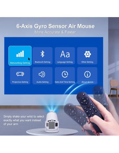 Proyector Mini Magcubic HY300PRO 720P 4K WiFi Bluetooth