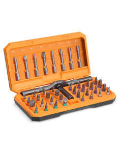 Kit de Destornillador de Carraca AMIR 42 en 1 con 40 Piezas