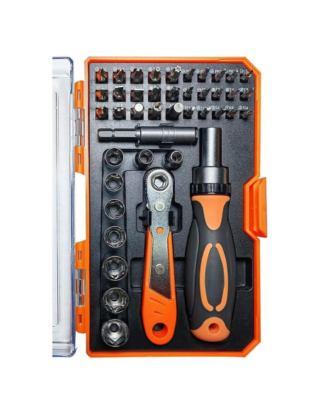 Juego de Destornilladores de Carraca 42 en 1 TOOLMAK